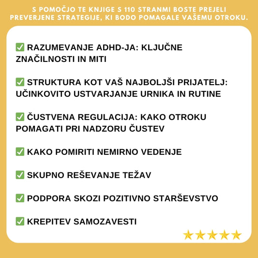 Vodič za starše razkriva REVOLUCIONAREN pristop, ki otrokom z ADHD-jem pomaga postati bolj miren in osredotočen + 6 BONUSOV!