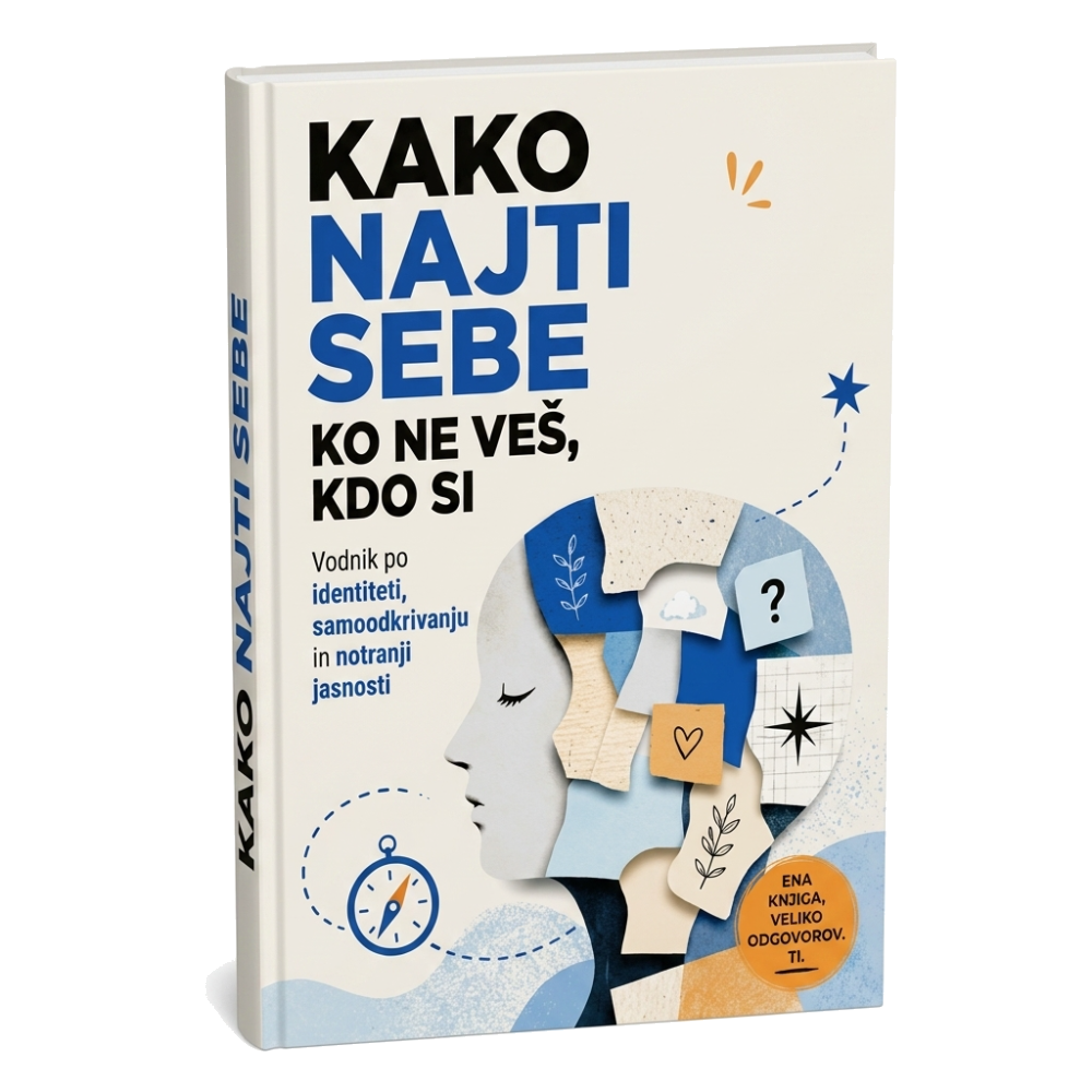 Kako najti sebe, ko ne veš, kdo si – naslovnica knjige